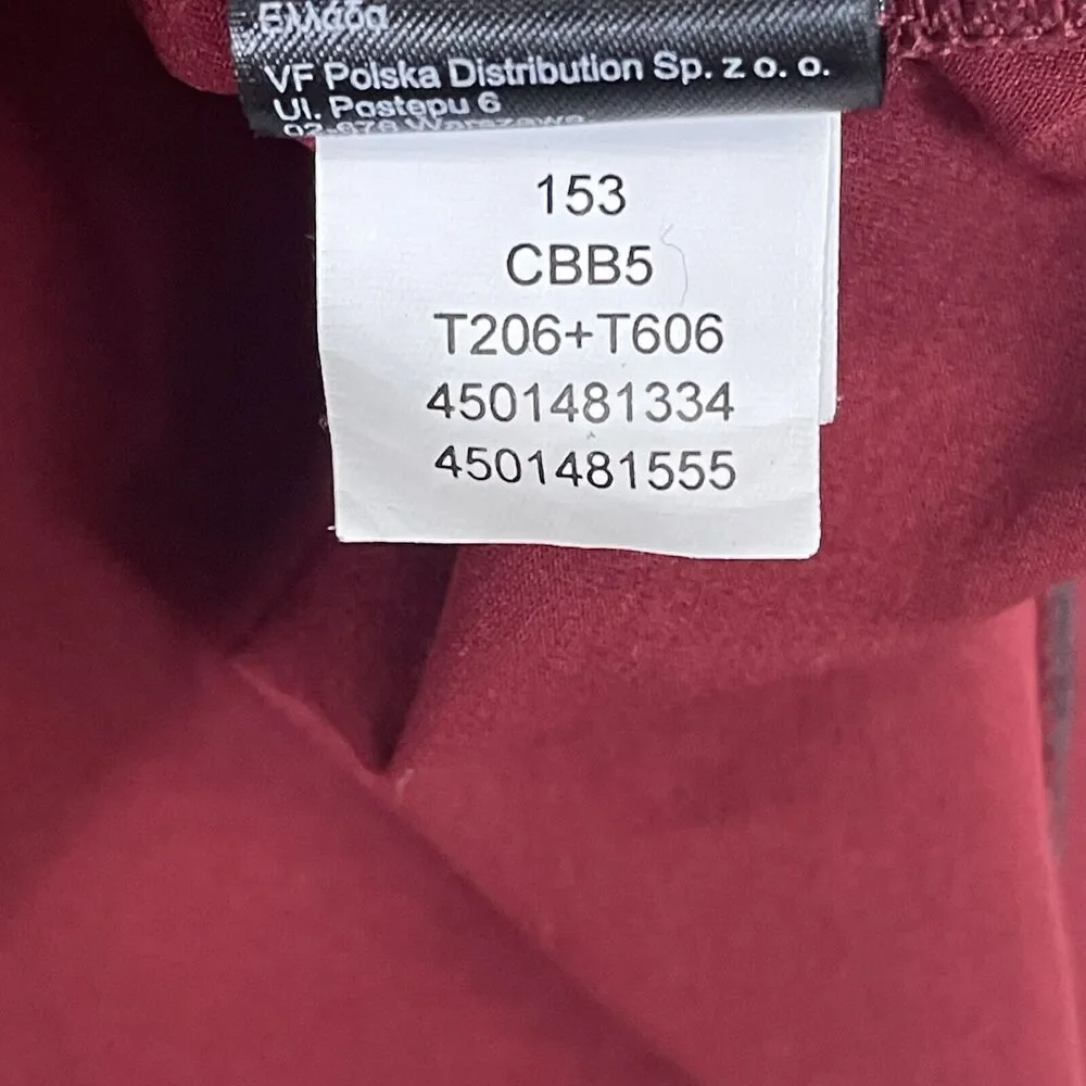 The North Face‎ Hoodie Adult Small Burgundy Logo Long Sleeve Shirt Mens